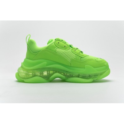 Pkgod  Balenciaga Triple S Fluorescent Green 02