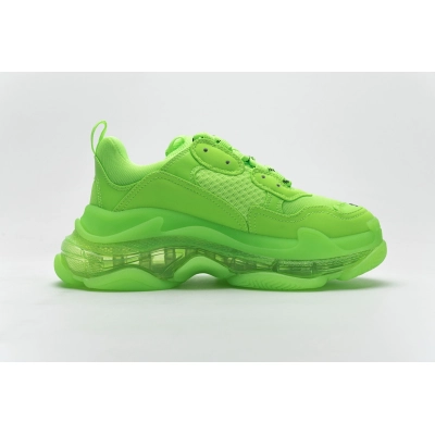Pkgod  Balenciaga Triple S Fluorescent Green 02