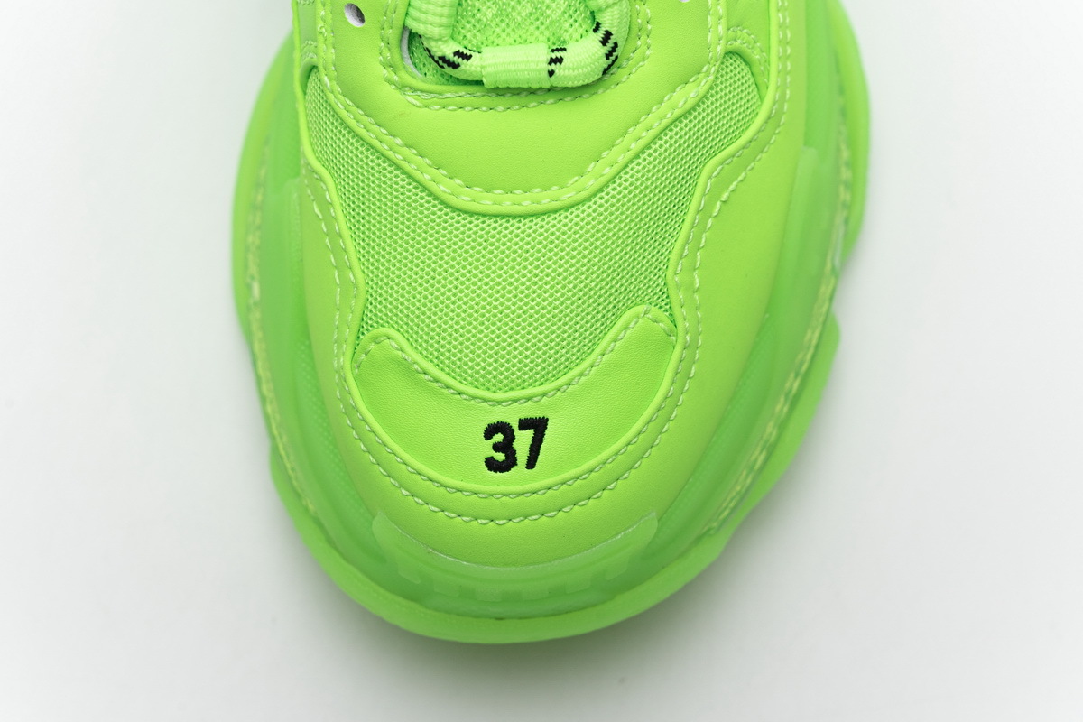      Balenciaga Triple S Fluorescent Green