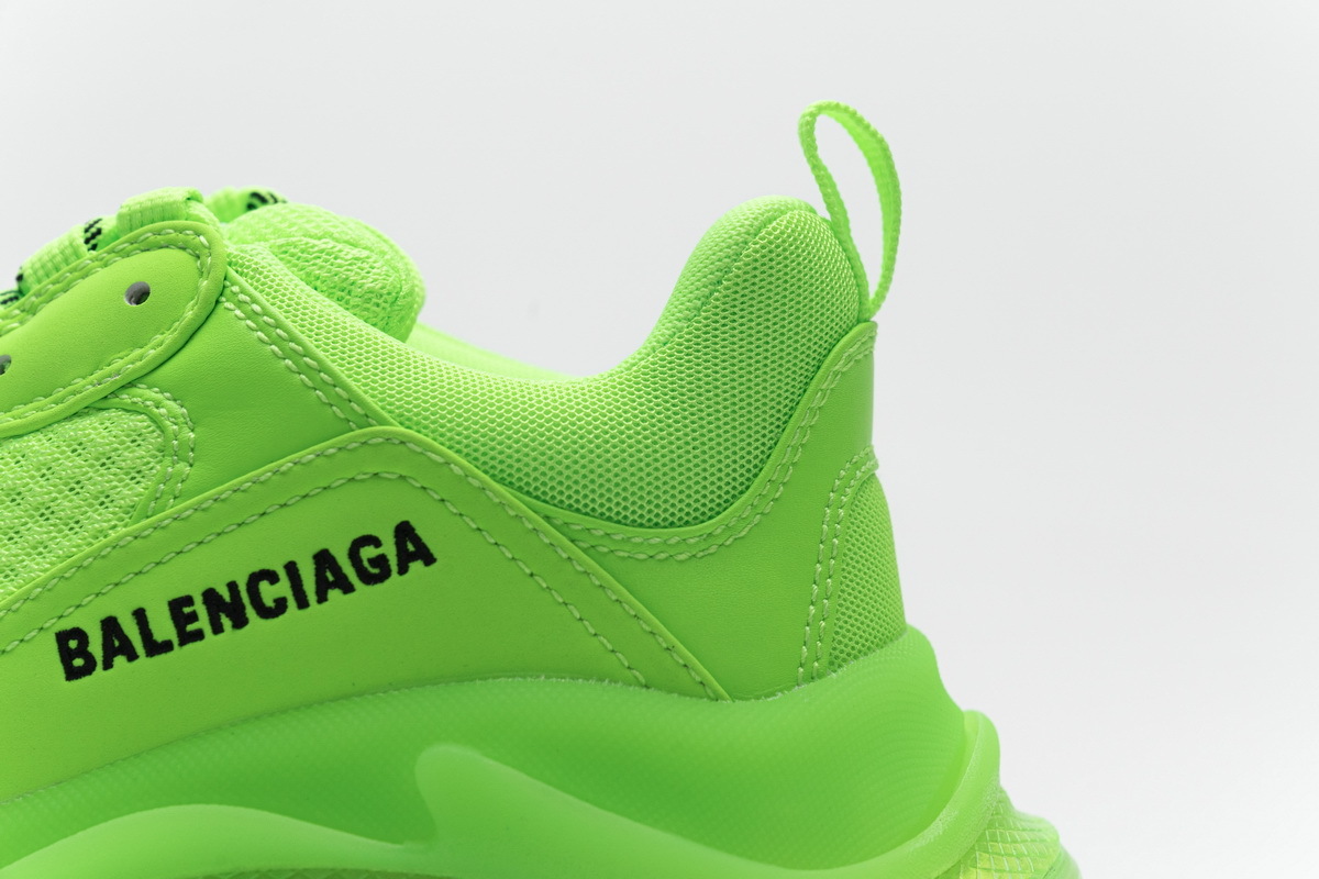      Balenciaga Triple S Fluorescent Green