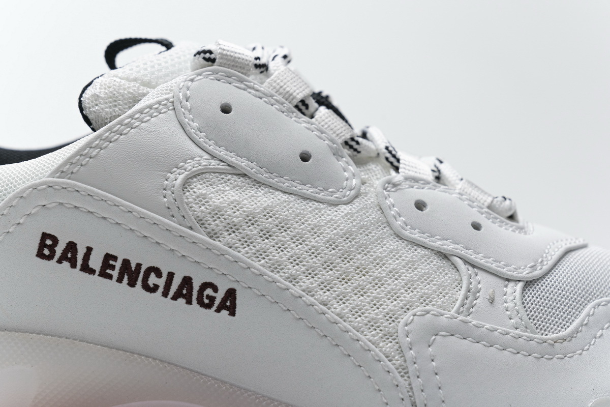      Balenciaga Triple S Milk White Black