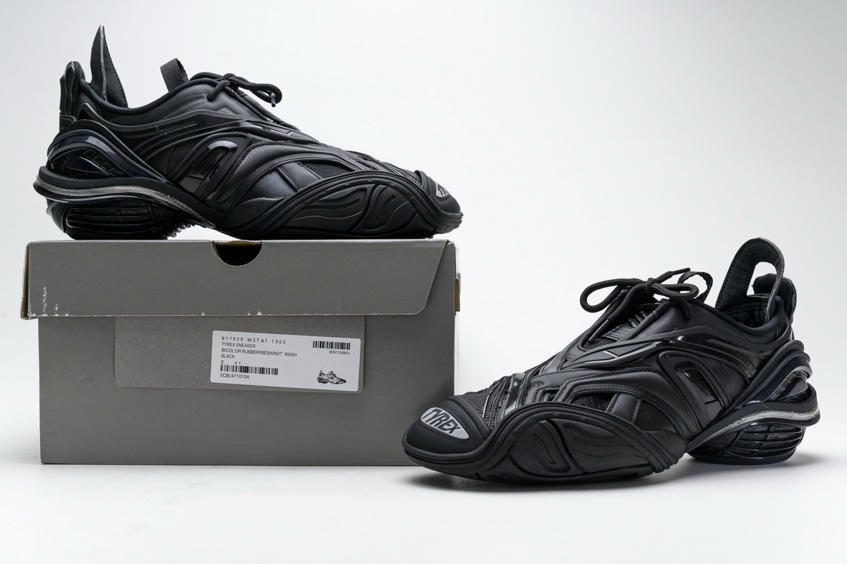 Zafa Wear Balenciaga Tyrex 5.0 Sneaker All Black