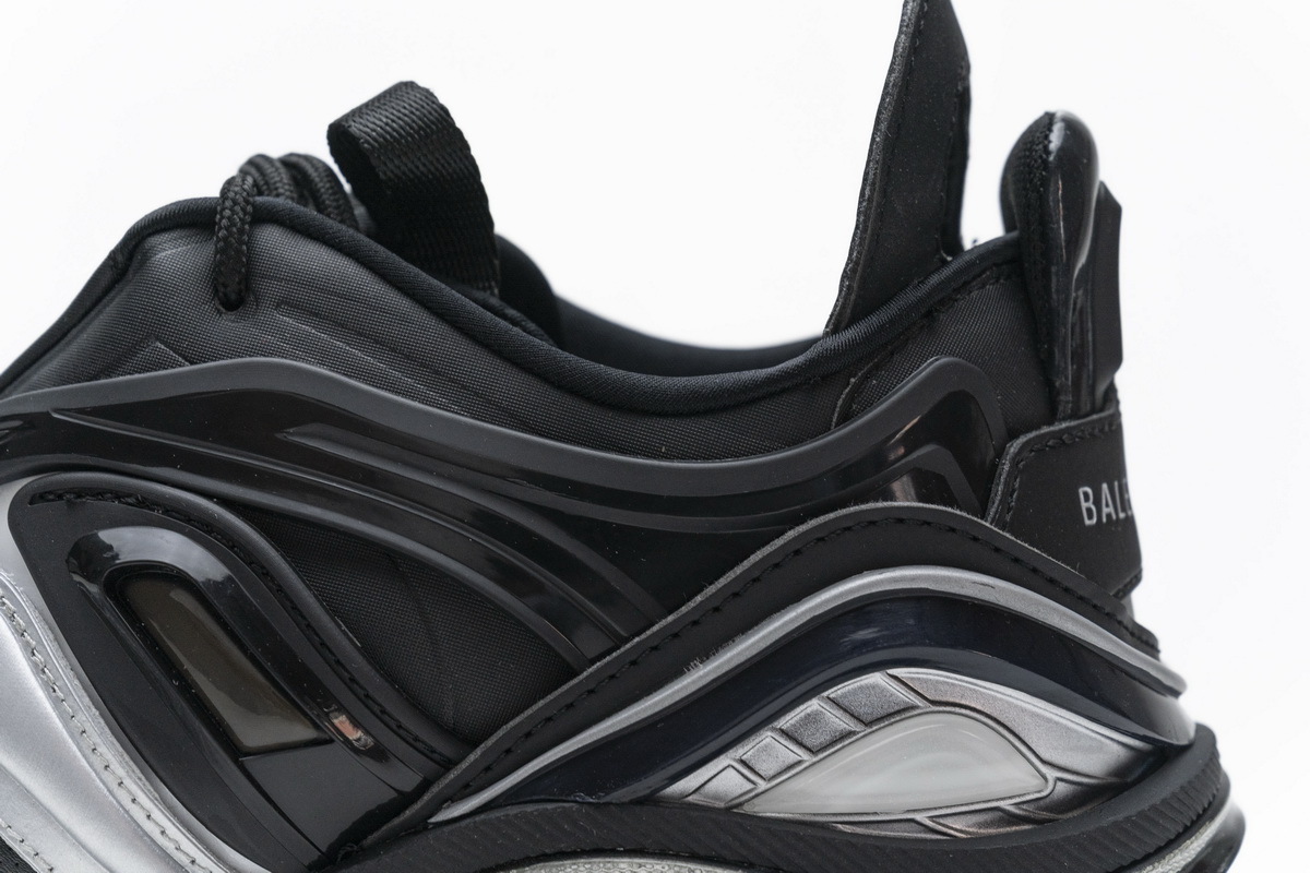Zafa Wear  Balenciaga Tyrex 5.0 Sneaker Black Silver