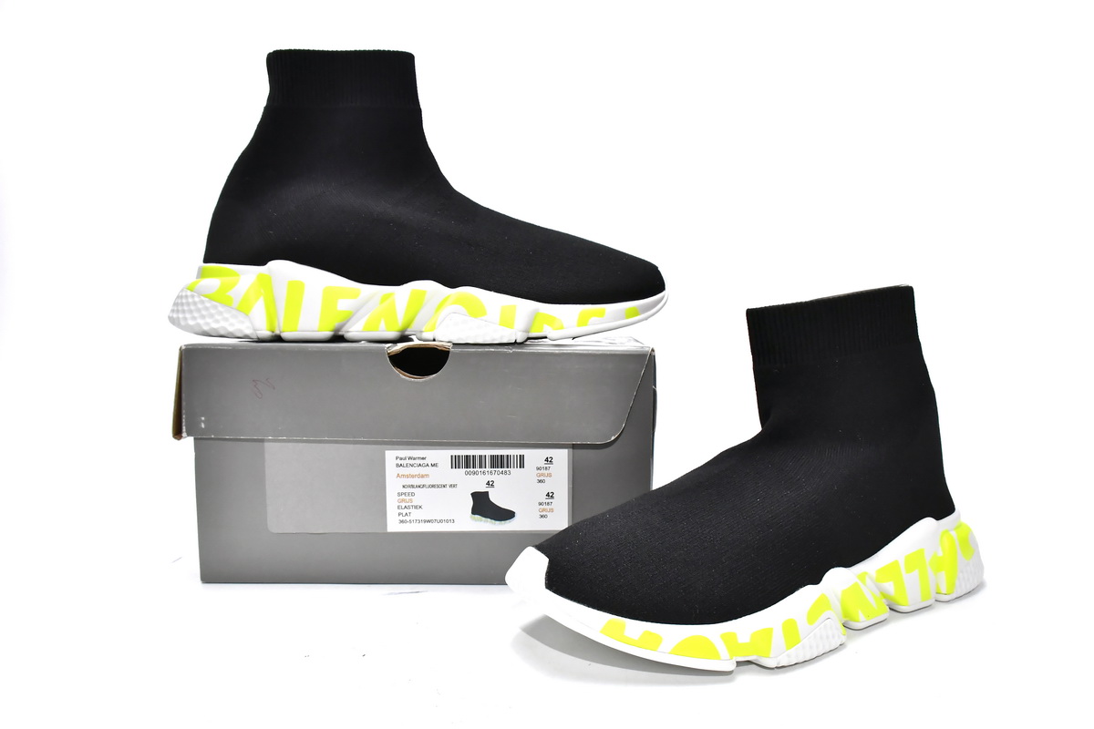 Pkgod Balenciaga Speed Black Green