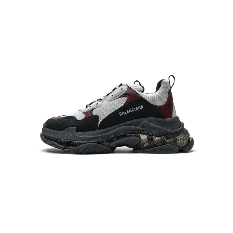 Pkgod Balenciaga Triple S Black Brown Red