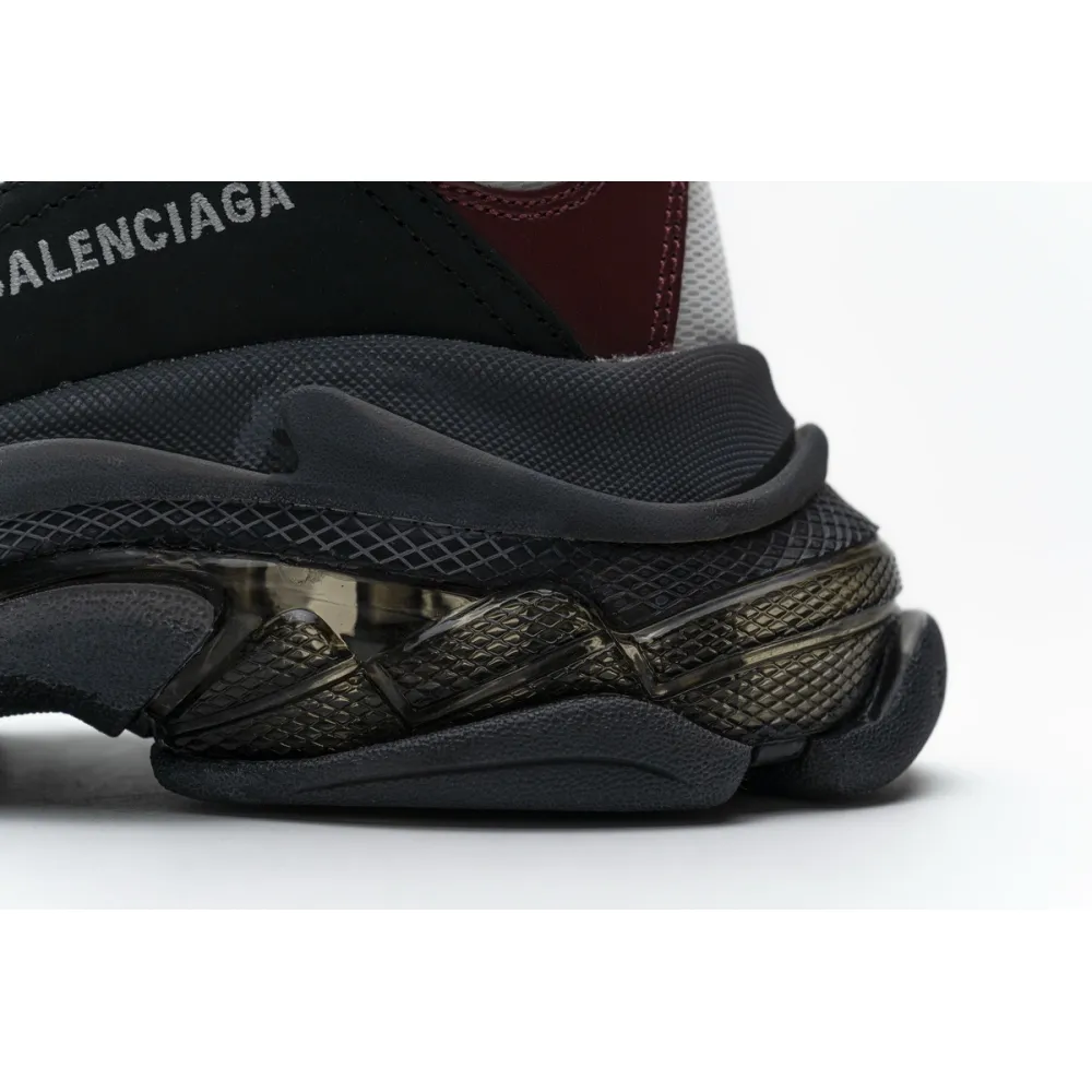 Pkgod Balenciaga Triple S Black Brown Red