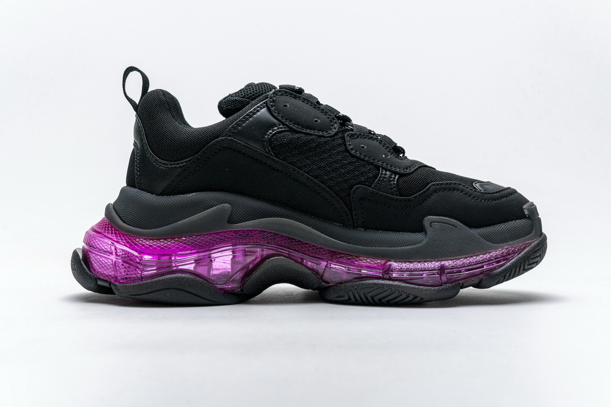     Balenciaga Triple S Black Plum Red