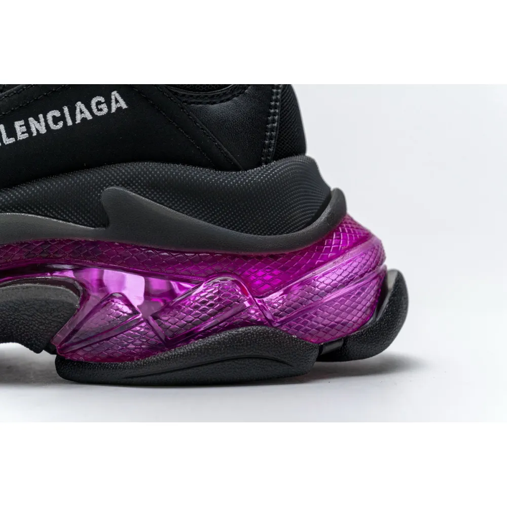 Pkgod Balenciaga Triple S Black Plum Red