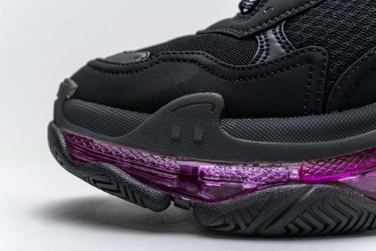     Balenciaga Triple S Black Plum Red