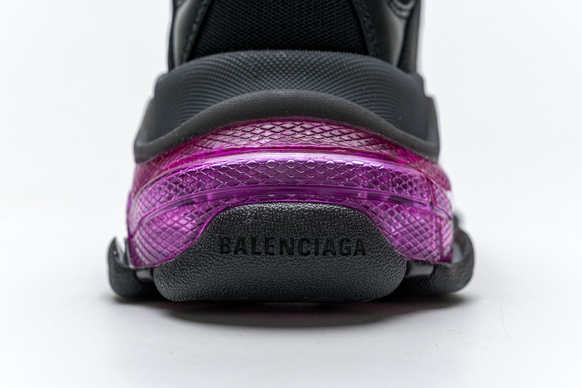     Balenciaga Triple S Black Plum Red