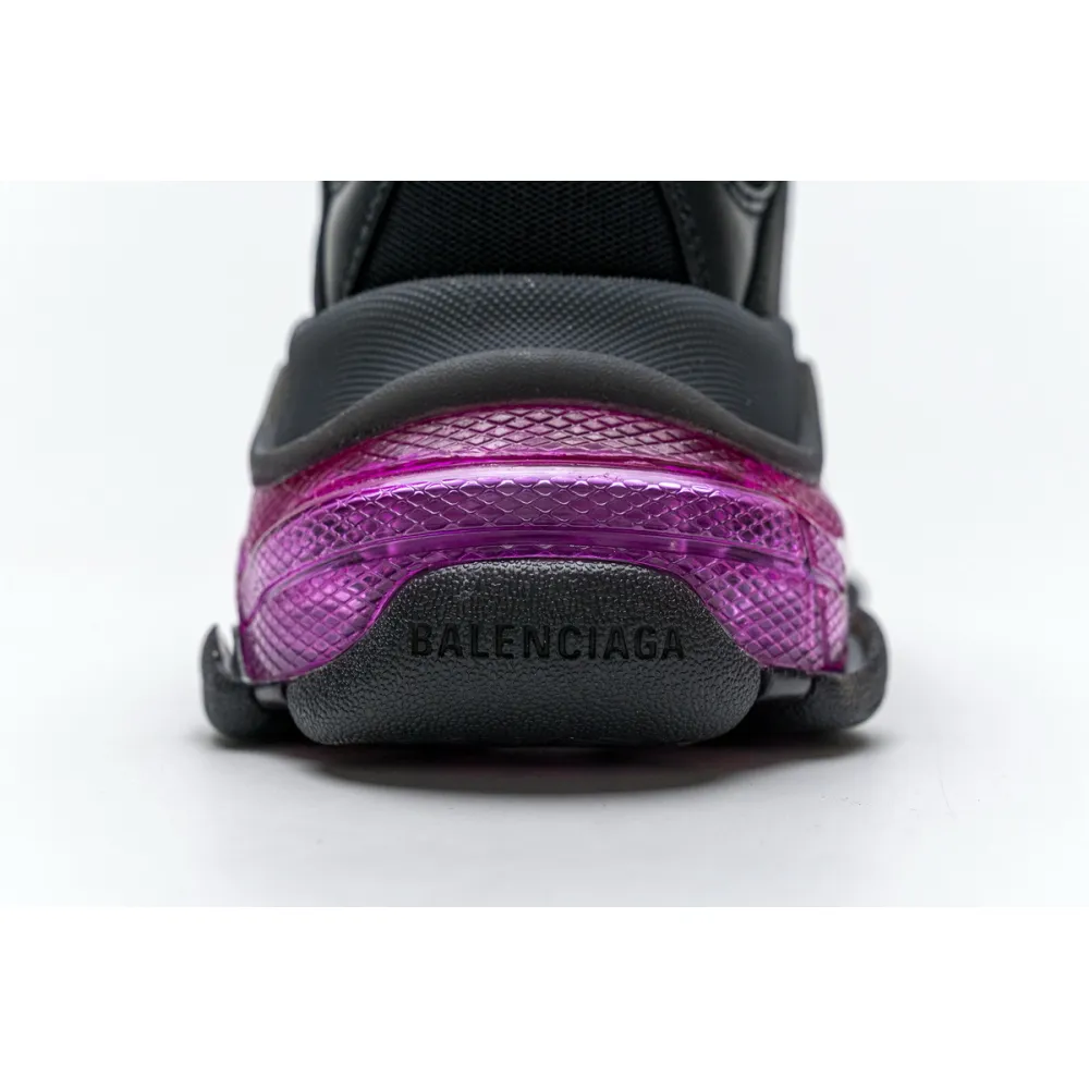 Pkgod Balenciaga Triple S Black Plum Red
