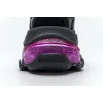 Pkgod Balenciaga Triple S Black Plum Red