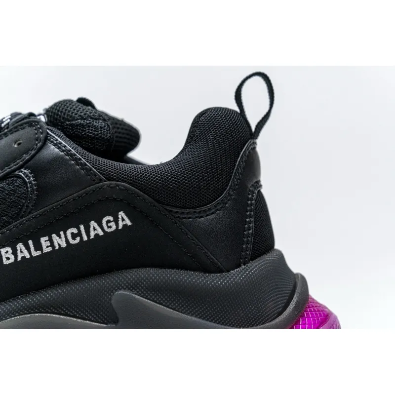 Pkgod Balenciaga Triple S Black Plum Red