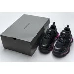 Pkgod Balenciaga Triple S Black Plum Red