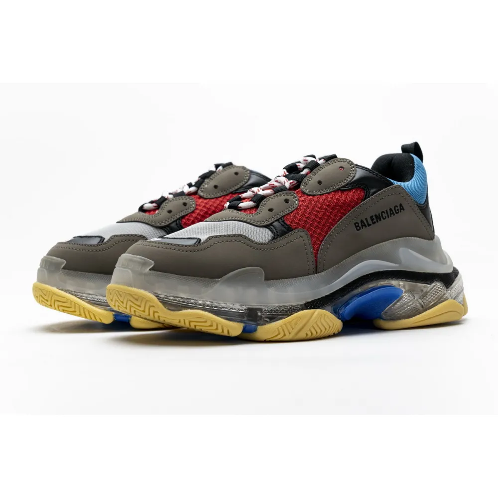 Pkgod Balenciaga Triple S Blue Red