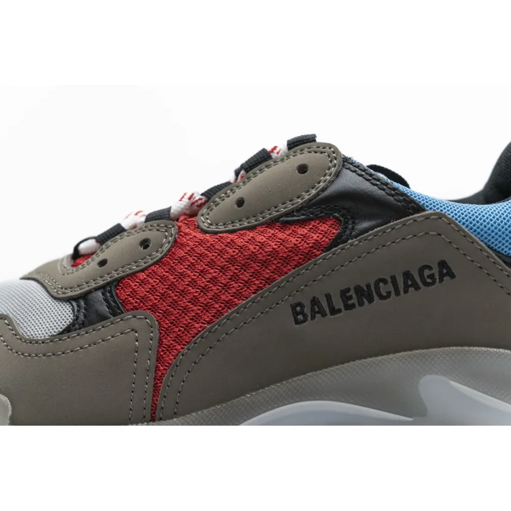 Pkgod Balenciaga Triple S Blue Red