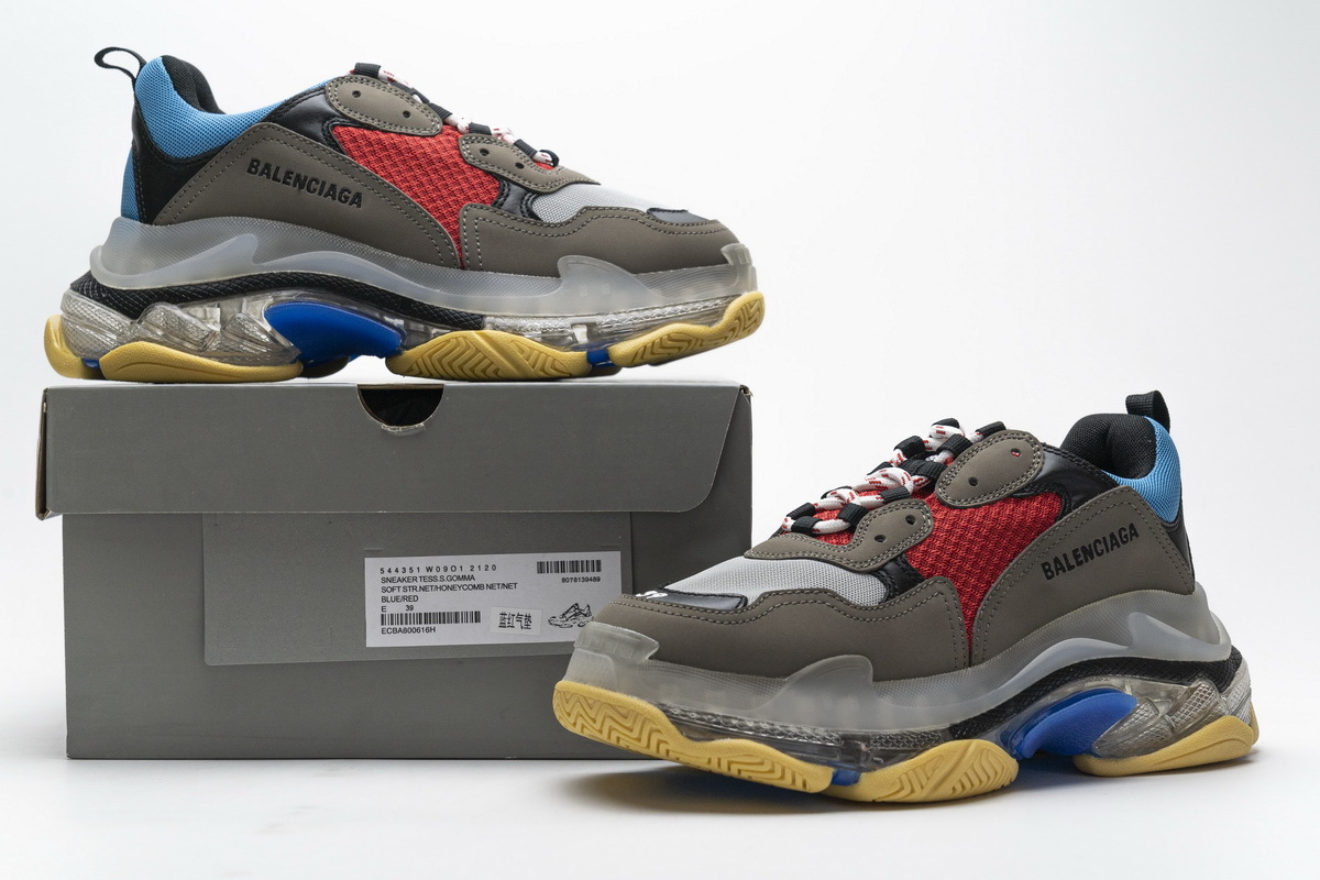     Balenciaga Triple S Blue Red