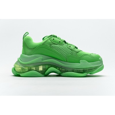 Pkgod Balenciaga Triple S Fluo Green 02