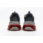 Zafa Wear Balenciaga Triple S Grey Red