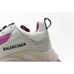 Pkgod Balenciaga Triple S Purple Red25