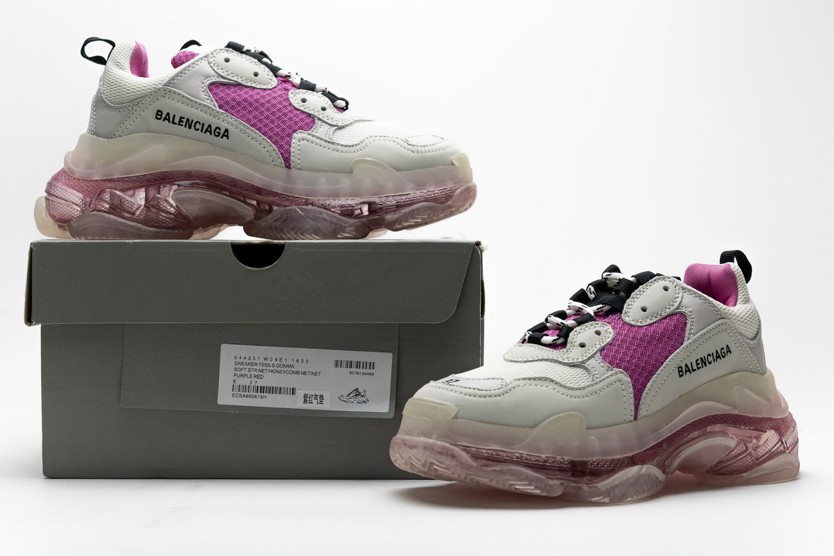     Balenciaga Triple S Purple Red25