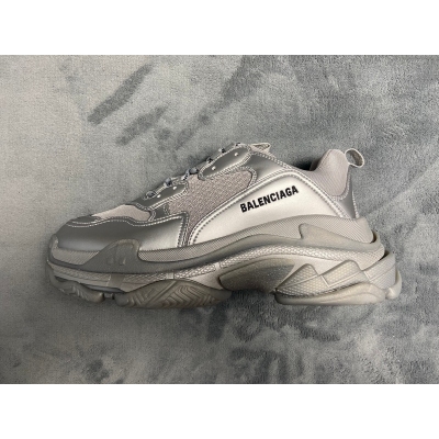 Pkgod Balenciaga Triple S Silver 01
