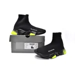 Pkgod  Balenciaga Speed Trainer Black Green