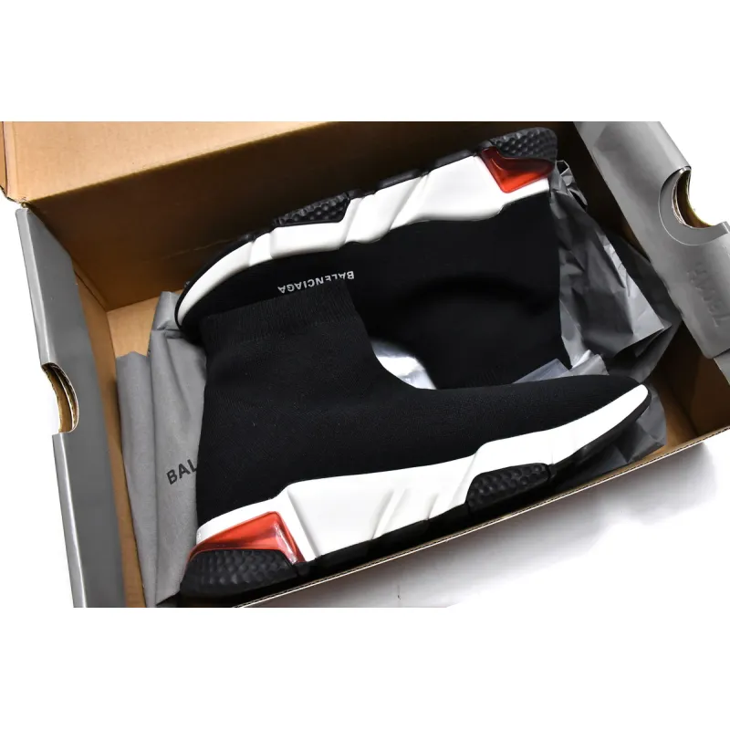 Pkgod  Balenciaga Speed Trainer Black Orange