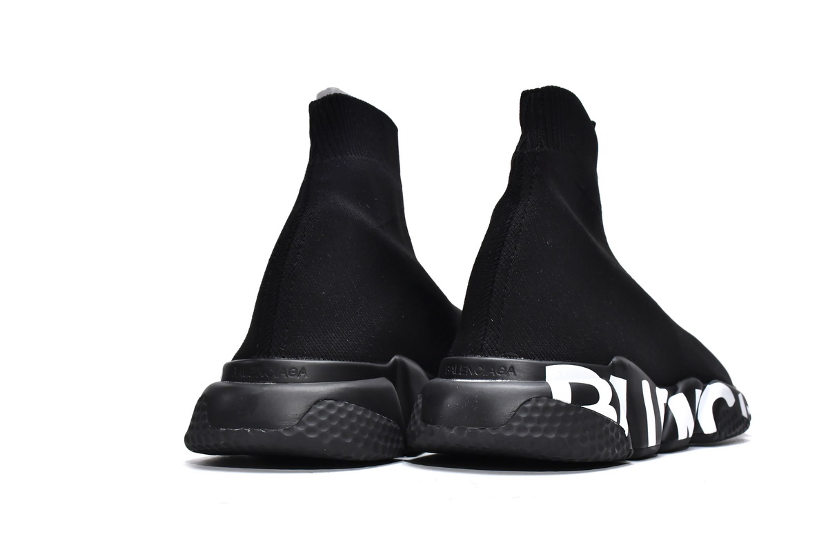 Pkgod Balenciaga Speed Black White
