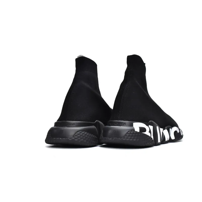 Pkgod Balenciaga Speed Black White