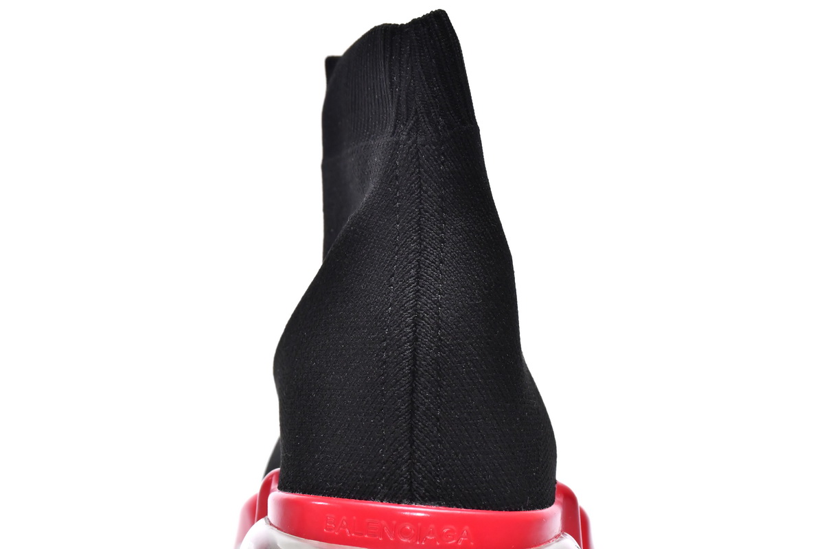 Pkgod Balenciaga Speed Trainer Black Red 2.0