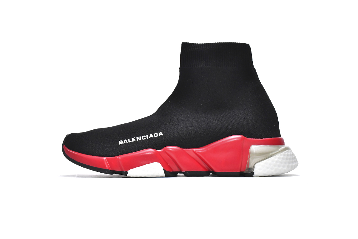 Balenciaga Speed Trainer Black Red 2.0