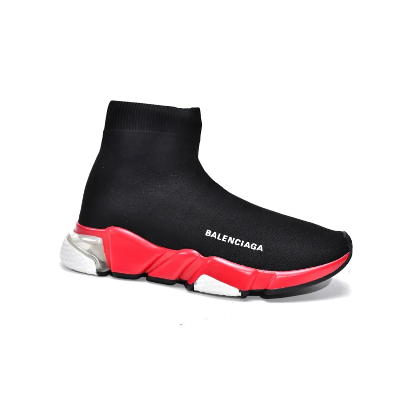 Pkgod Balenciaga Speed Trainer Black Red 2.0