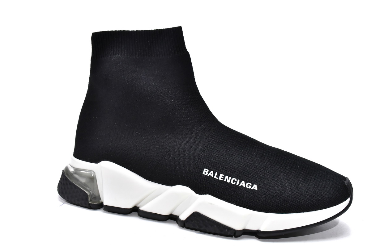 Pkgod Balenciaga Speed Trainer Black White 2.0