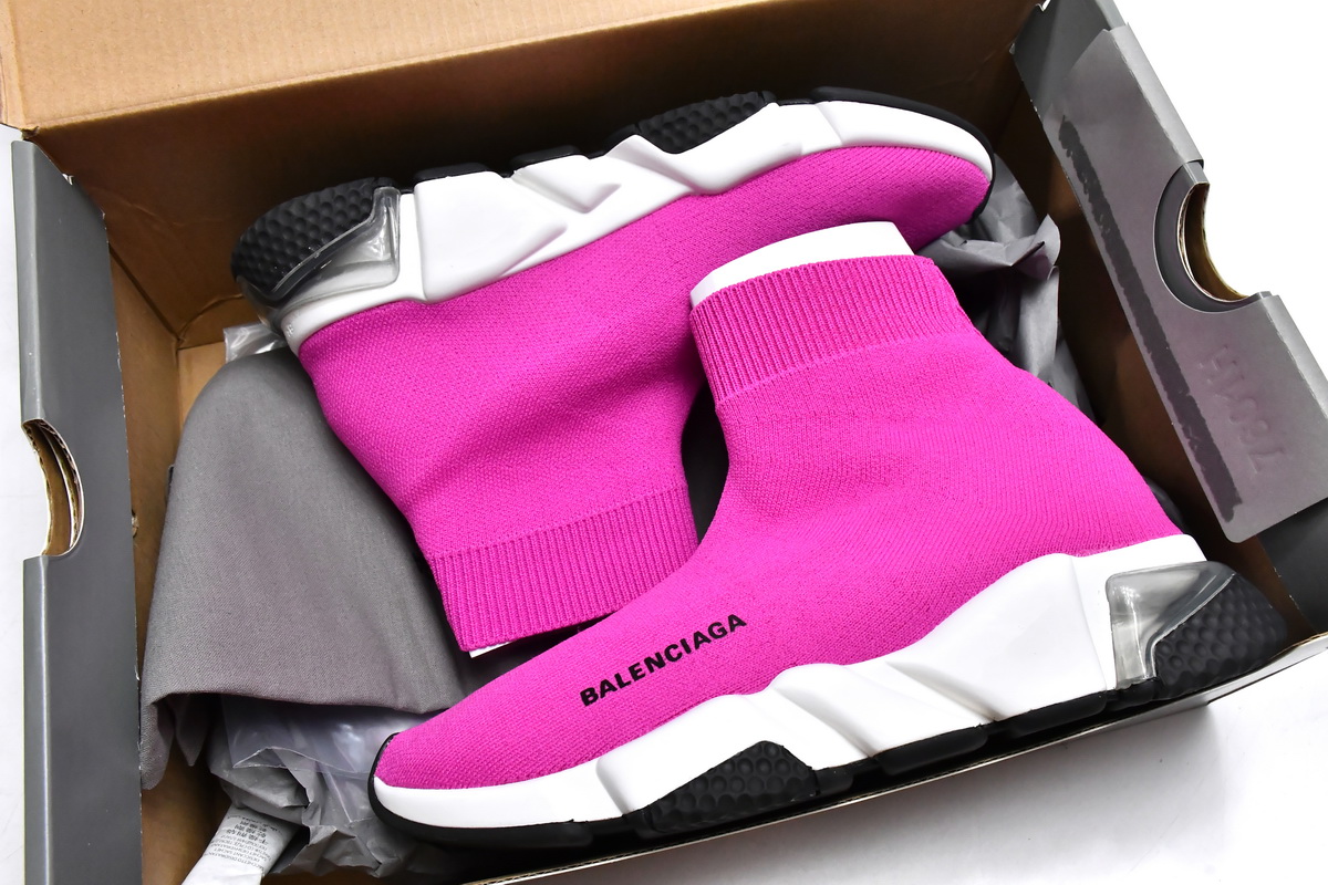 Pkgod Balenciaga Speed Trainer Rose Red