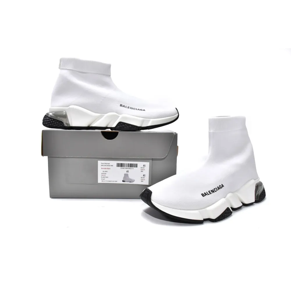 Zafa Wear Balenciaga Speed Trainer White