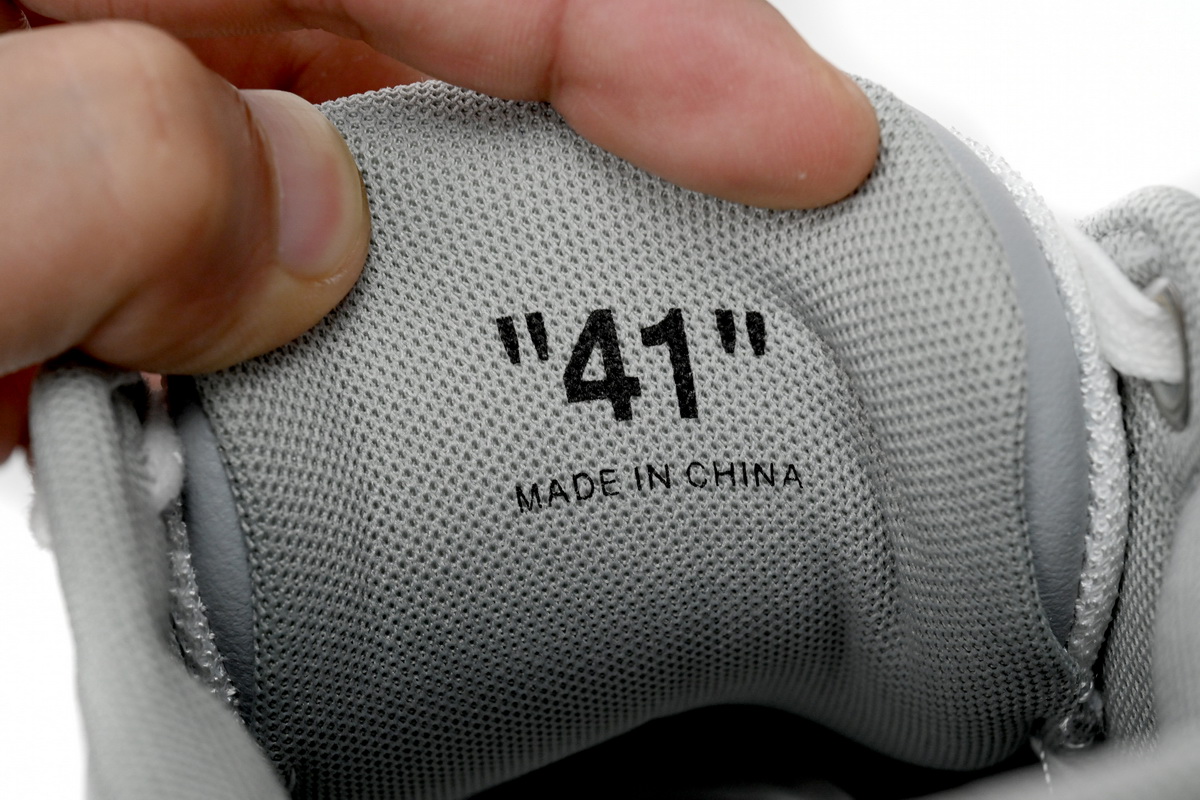 Pkgod OFF-WHITE Out Of Office "OOO" Low Tops Grey White