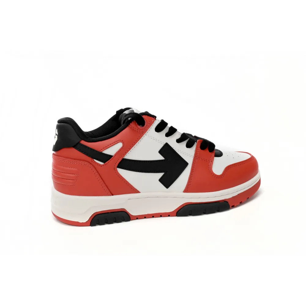 Pkgod OFF-WHITE Out Of Office OOO Low Tops Black White Red