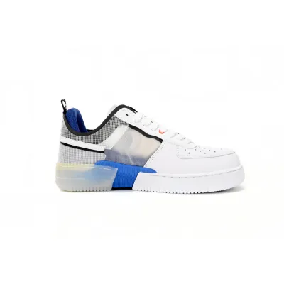 Stockxshoes Special Sale &Nike Air Force 1 Low React Split White Photo Blue(DM Batch） 02