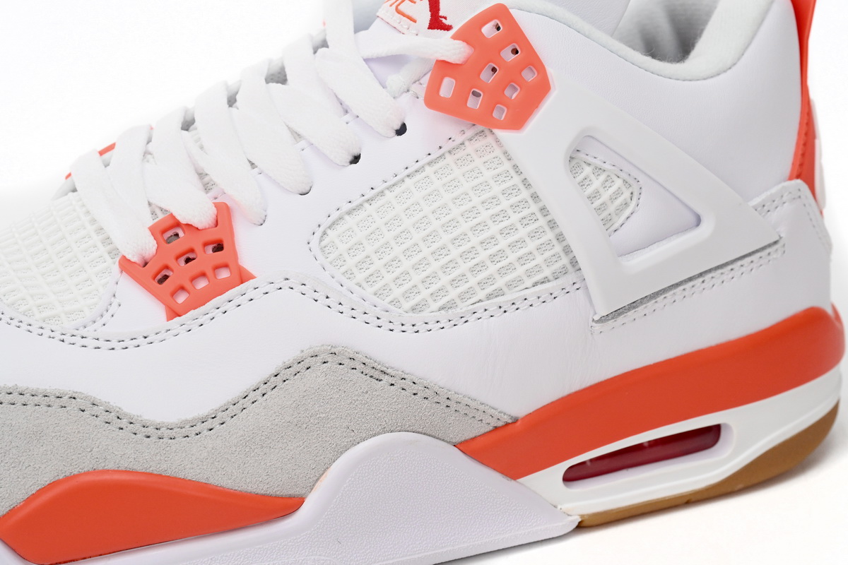 XP Factory Sneakers & Air Jordan 4 White Orange DR5415-108