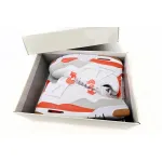 XP Factory Sneakers & Air Jordan 4 White Orange DR5415-108