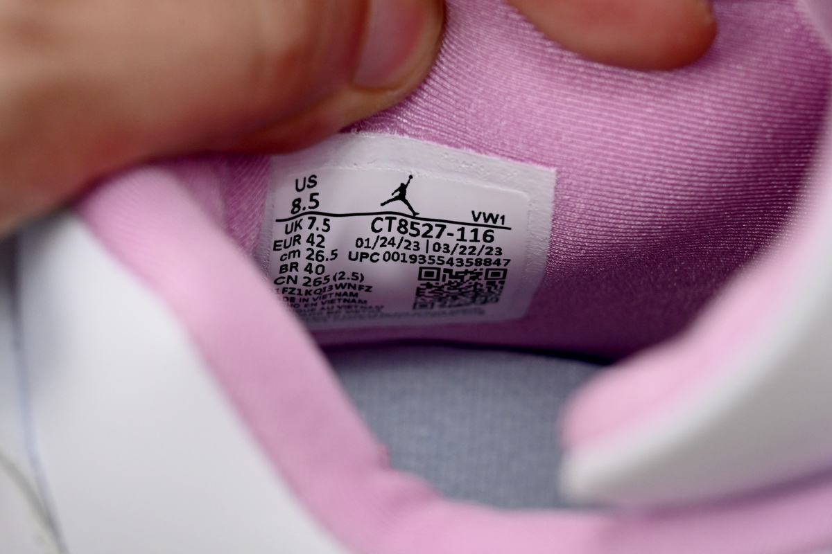 Pkgod Air Jordan 4 White Pink Oreo  