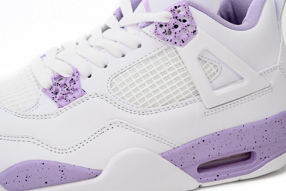 XP Factory Sneakers & Air Jordan 4 White Purple CT8527-115