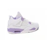 Pkgod Air Jordan 4 White Purple Oreo  