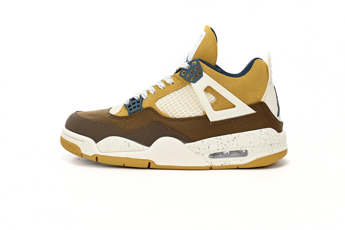 XP Factory Sneakers & Air Jordan 4 "Cacao Wow" Brown White FB2214-200
