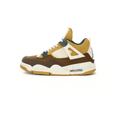 XP Factory Sneakers & Air Jordan 4 "Cacao Wow" Brown White FB2214-200 01