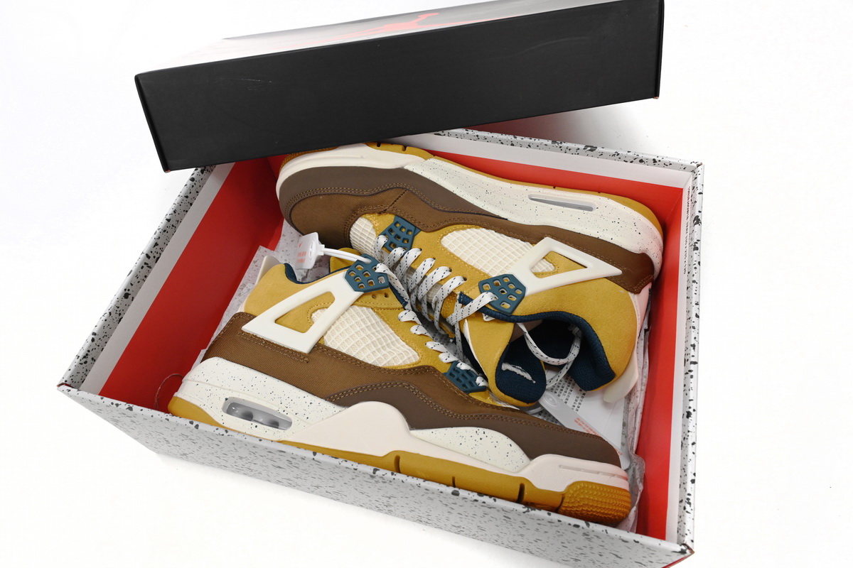    XP Factory Sneakers & Air Jordan 4 "Cacao Wow" Brown White FB2214-200