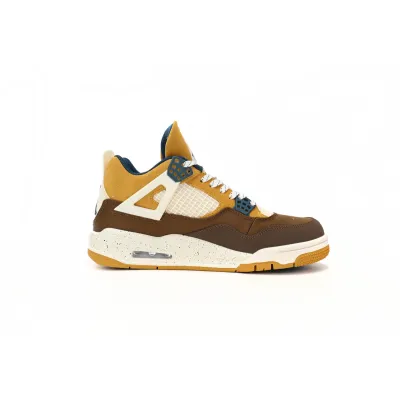 XP Factory Sneakers & Air Jordan 4 "Cacao Wow" Brown White FB2214-200 02