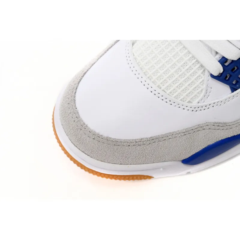 Nike SB x Air Jordan 4 “Sapphire” White Blue - SoleSnk