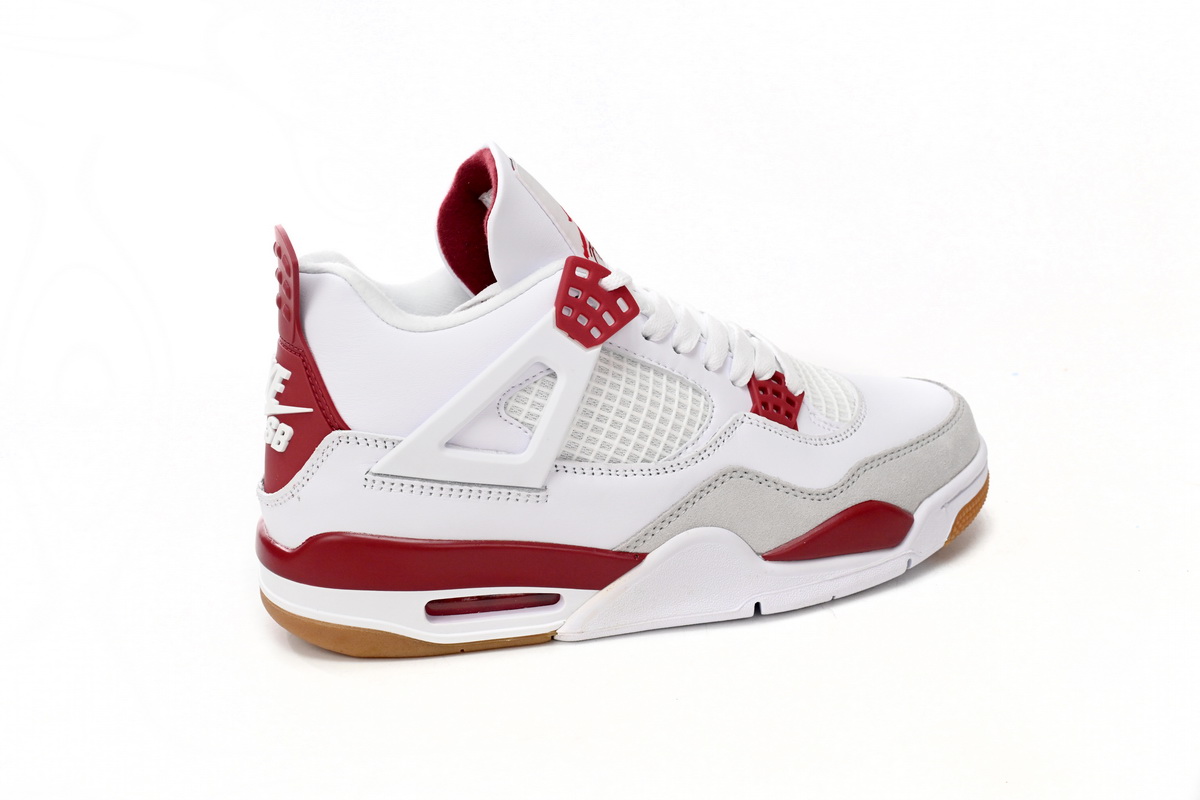    XP Factory Sneakers & Air Nike SB x Air Jordan 4 White Red DR5415-160